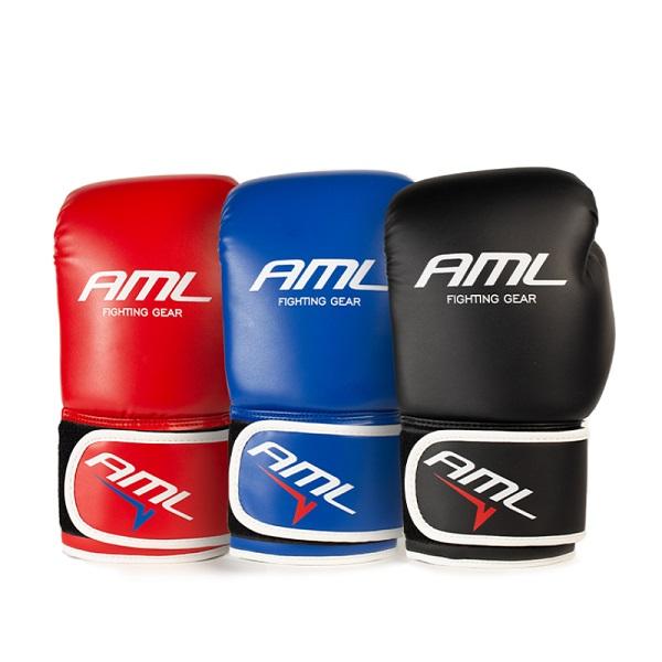 Боксёрские перчатки AML FIGHT, искусственная кожа